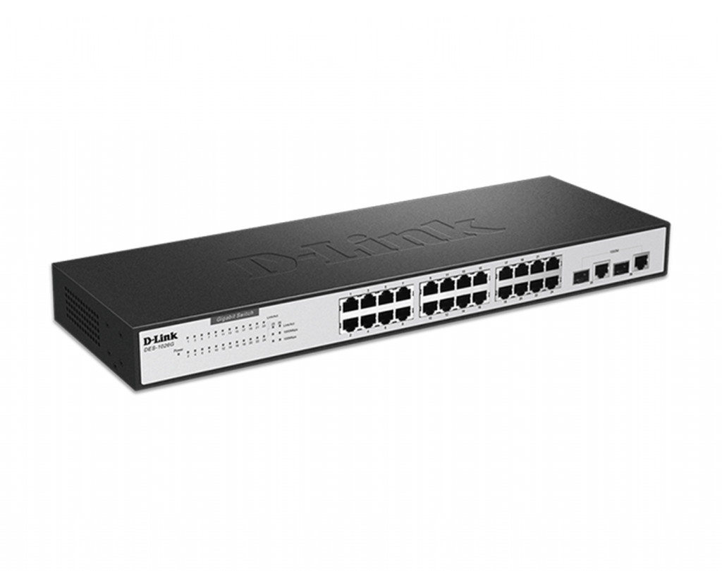 سوئیچ شبکه 26 پورت دی لینک مدل DES-1026G